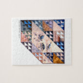 パズル-芸術のキルトのウズラの一群 ジグソーパズル (横)