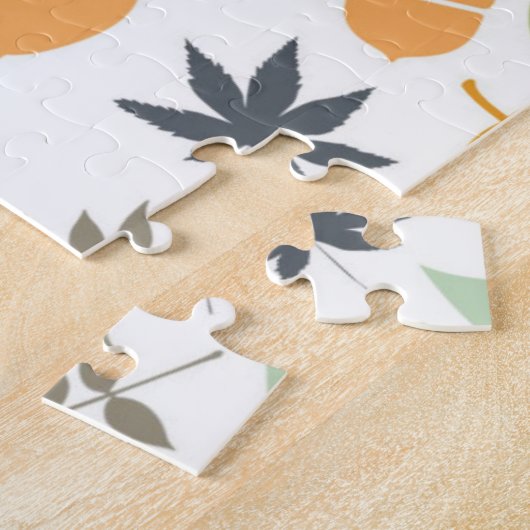 パズル – 落下する葉 (側面)