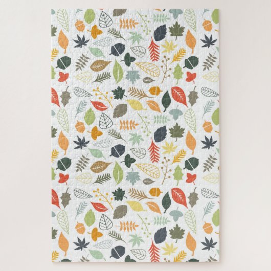 パズル – 落下する葉 (縦)