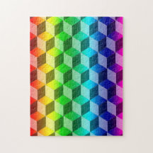 パズル – 虹のブロックの幻想