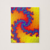 パズル: 螺線形のフラクタルデザイン ジグソーパズル (縦)