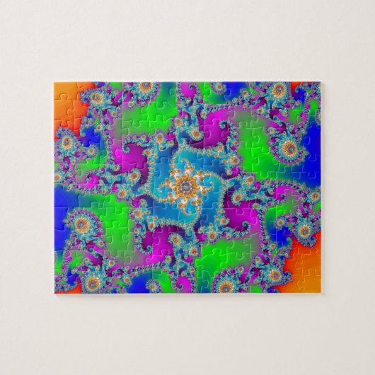 パズル:複合フラクタルデザイン ジグソーパズル (横)