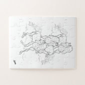 パズル:踊りアラビア馬 ジグソーパズル (横)