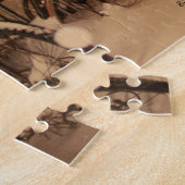 パズル: 雪の自転車 ジグソーパズル (側面)