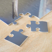 パズル – 青いフェンスに赤い雀 (側面)