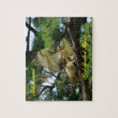 パズル、青年の赤によって後につかれるタカ ジグソーパズル (縦)