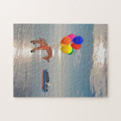 パズル-飛んでいる海上のキリン ジグソーパズル (横)