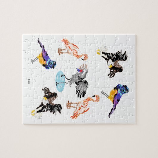 パズル:鳥 ジグソーパズル (横)