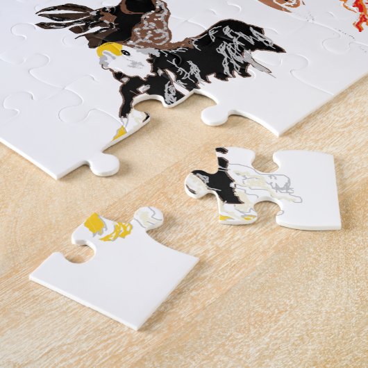 パズル:鳥 ジグソーパズル (側面)