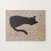 パズル – 黒猫とドット抜け (横)