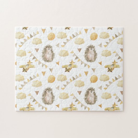 パズル（27,9 x 35,5 cm、252個） - Little Hedgehog ジグソーパズル (横)