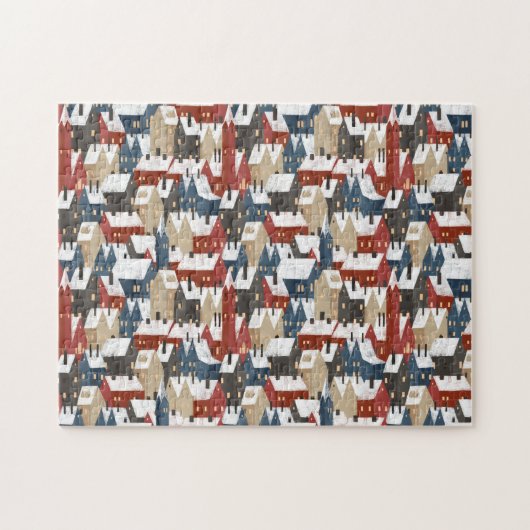 パズル（27,9 x 35,5 cm、252個） - Winter House ジグソーパズル (横)