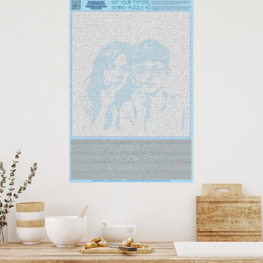 パズル#2：名前 – カオス ポスター (キッチン)