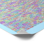 パズル#2：名前 – 標準解決済み ポスター (角)