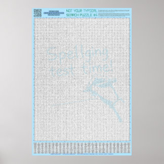 パズル#4：スペルの間違い – 悪魔 ポスター