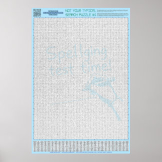 パズル#4：スペルミス – カオス ポスター