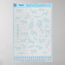 パズル#6：動物グループ – 標準 ポスター