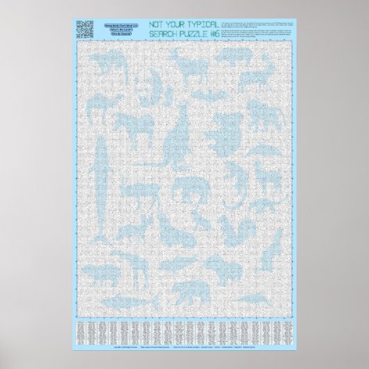 パズル#6：動物群 – カオス ポスター (正面)