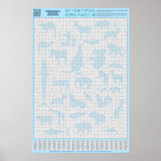 パズル#6：動物集団 – 悪魔 ポスター (正面)