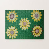 パズル- Crochetの5つのデイジー ジグソーパズル (横)