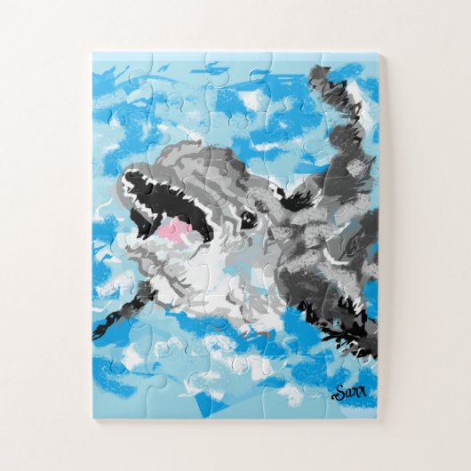 パズル: Dolphin 遊 At  ジグソーパズル (縦)