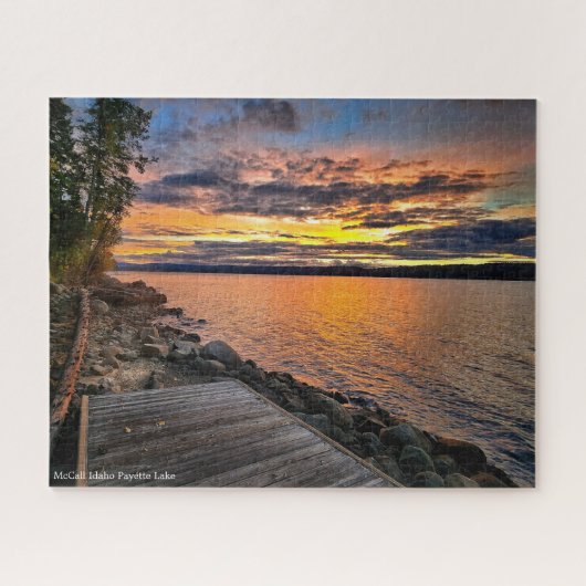 パズル | McCall Idaho Sunset on Payette (横)