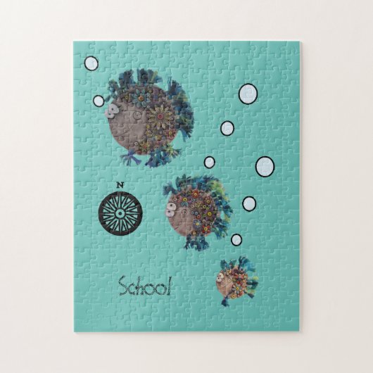 パズル- School of Fish ジグソーパズル (縦)