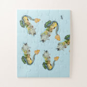 パズル: School of Fish Bass ジグソーパズル (縦)