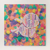 パズル- Word Cloud ジグソーパズル (横)