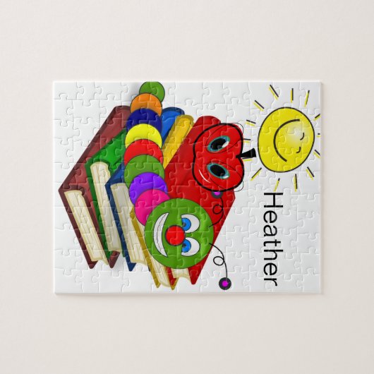 パズルBookworm Apple Sun ジグソーパズル (横)