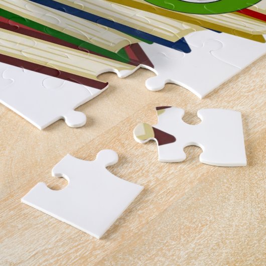 パズルBookworm Apple Sun ジグソーパズル (側面)