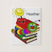 パズルBookworm Apple Sun ジグソーパズル (縦)