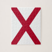 パズルwithアラバマ州旗州 ジグソーパズル (縦)