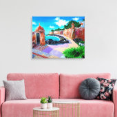 パセオ・デ・ラ・プリンセサ， SJプエルトリコ –  キャンバスプリント (インサイチュ (リビング))