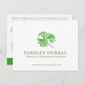 パセリのハーバーリスト薬用3つの製品情報 (正面/裏面)