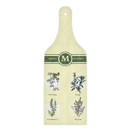 パセリージローズマリー&ティメハーブ カッティングボード (正面)