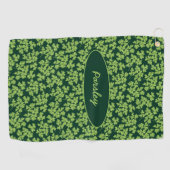 パセリ模様 ゴルフタオル (横)