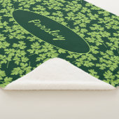 パセリ模様 シェルパブランケット (3/4)