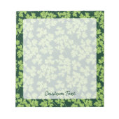 パセリ模様 ノートパッド (正面)