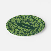 パセリ模様 ペーパープレート (アングル)