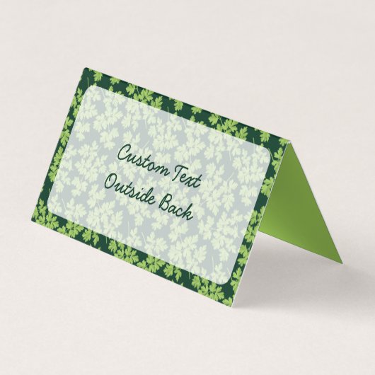 パセリ水平 名刺 (裏面)