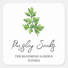 パセリ種子ラベル