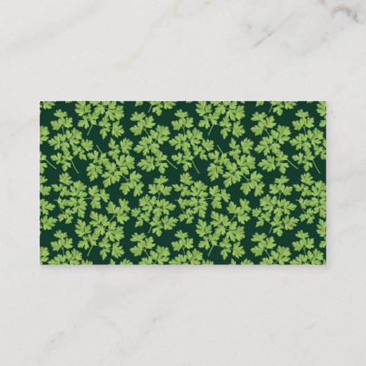 パセリ 名刺 (裏面)