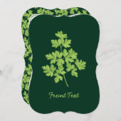 パセリ 招待状 (正面/裏面)