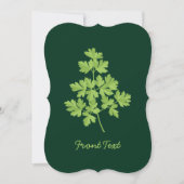 パセリ 招待状 (正面)