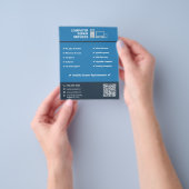 パソコン修理サービスチラシ チラシ (手)