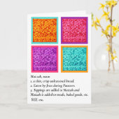 パソバおもしろいー定義マッザ カード (黄色い花)