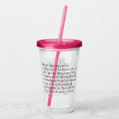 パソバーアクリルタンブラー16 oz Define Dipyokarpas アクリルタンブラー (裏面)