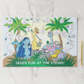 パソバーキッズティアウェイランチョンマットA恐竜の祭典 ペーパーパッド (インサイチュ)