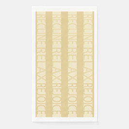 パソバーゲストタオルナプキンズリクライネリラックス金ゴールド